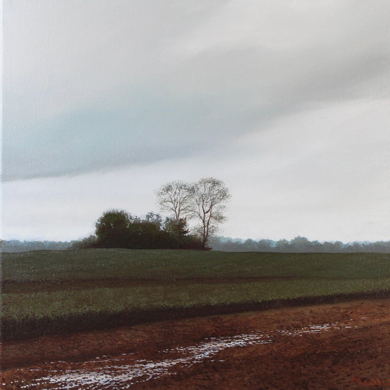 Michael Miller Figurative Painting - "May Showers" Oil Painting