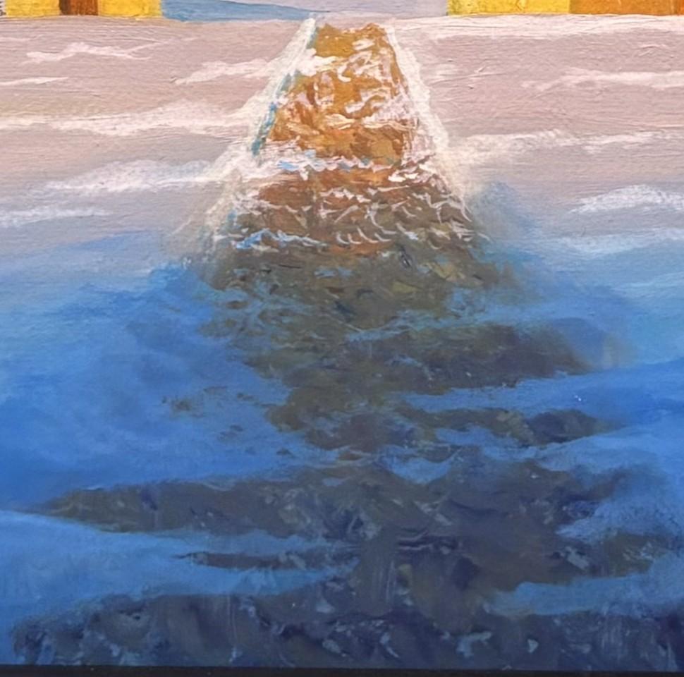 « Winter Morning » (2024) par Michael Miller, peinture à l'huile de paysage du Midwestern en vente 2