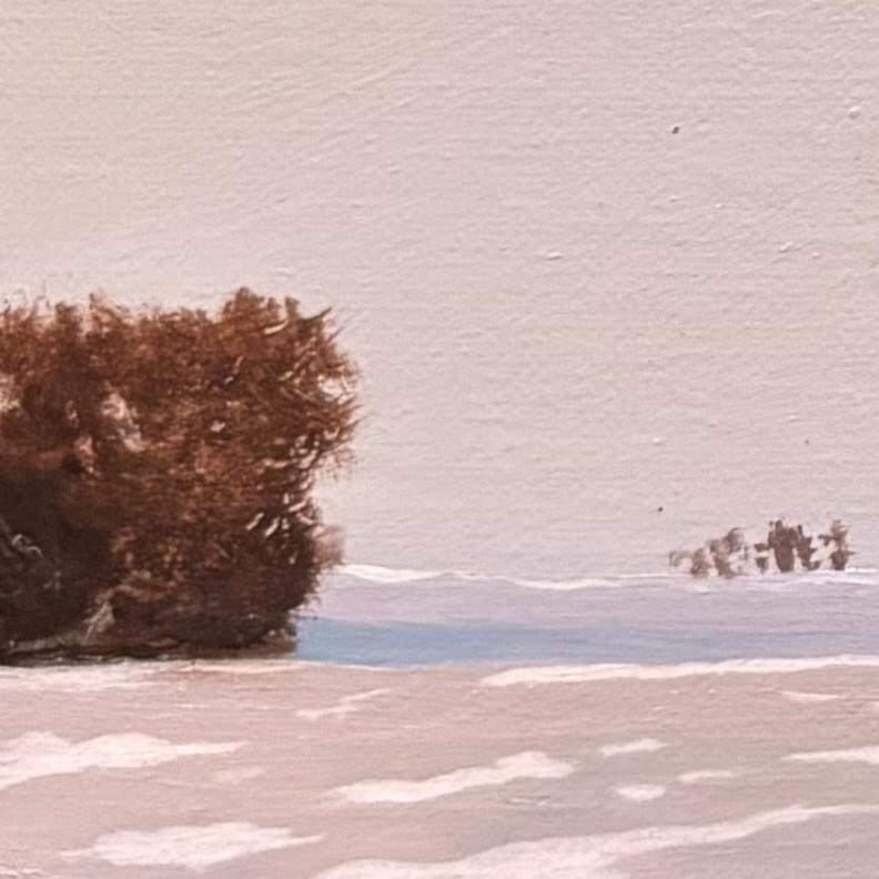 « Winter Morning » (2024) par Michael Miller, peinture à l'huile de paysage du Midwestern en vente 3