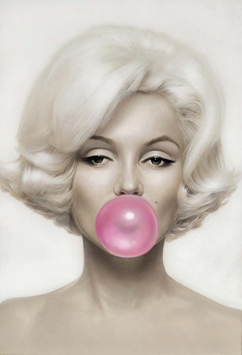Michael Moebius Marilyn Monroe Pink Bubble Gum For Sale At 1stdibs