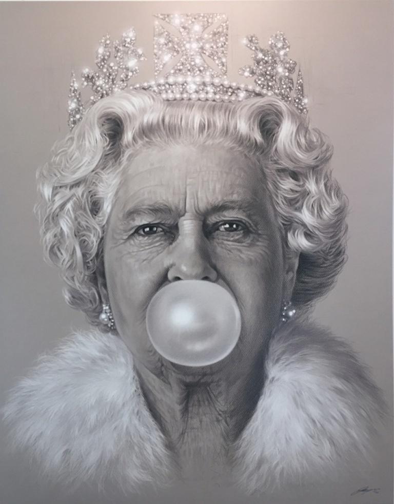Michael Moebius Portrait Print - The Queen Bubblegum