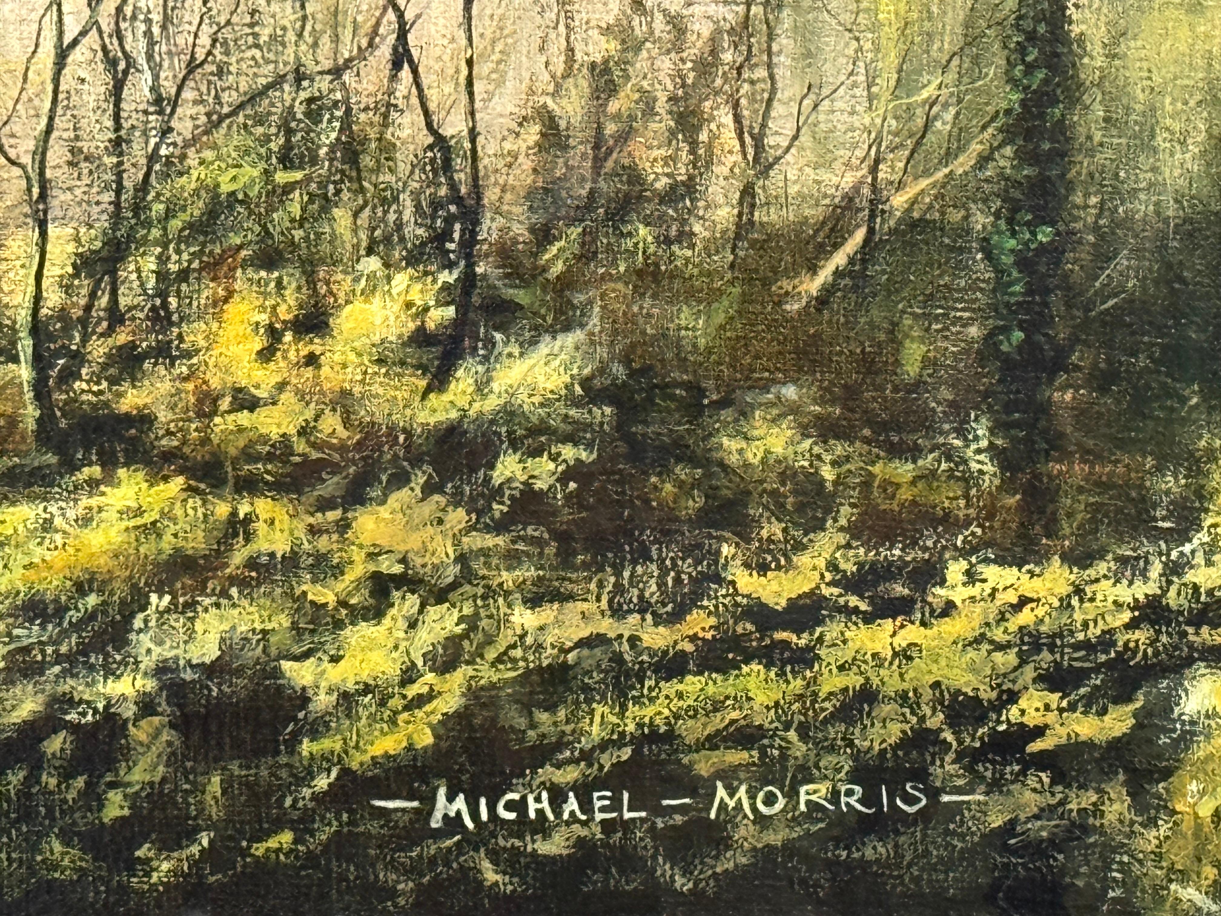 Winter Field on Overcast Farmland in the English Countryside by British Artist For Sale 2