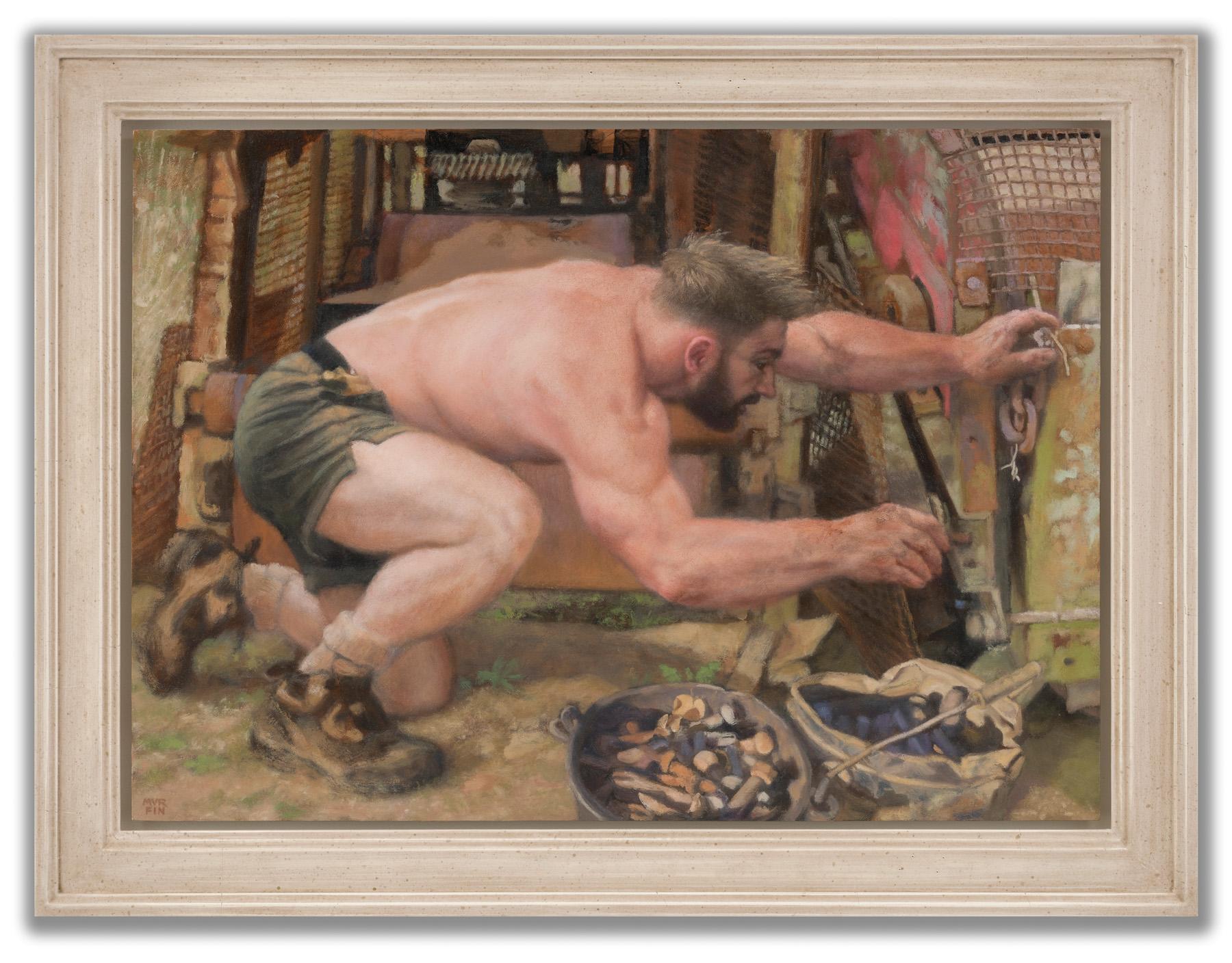 Michael Murfin Nude Painting – Schrauben und Muttern