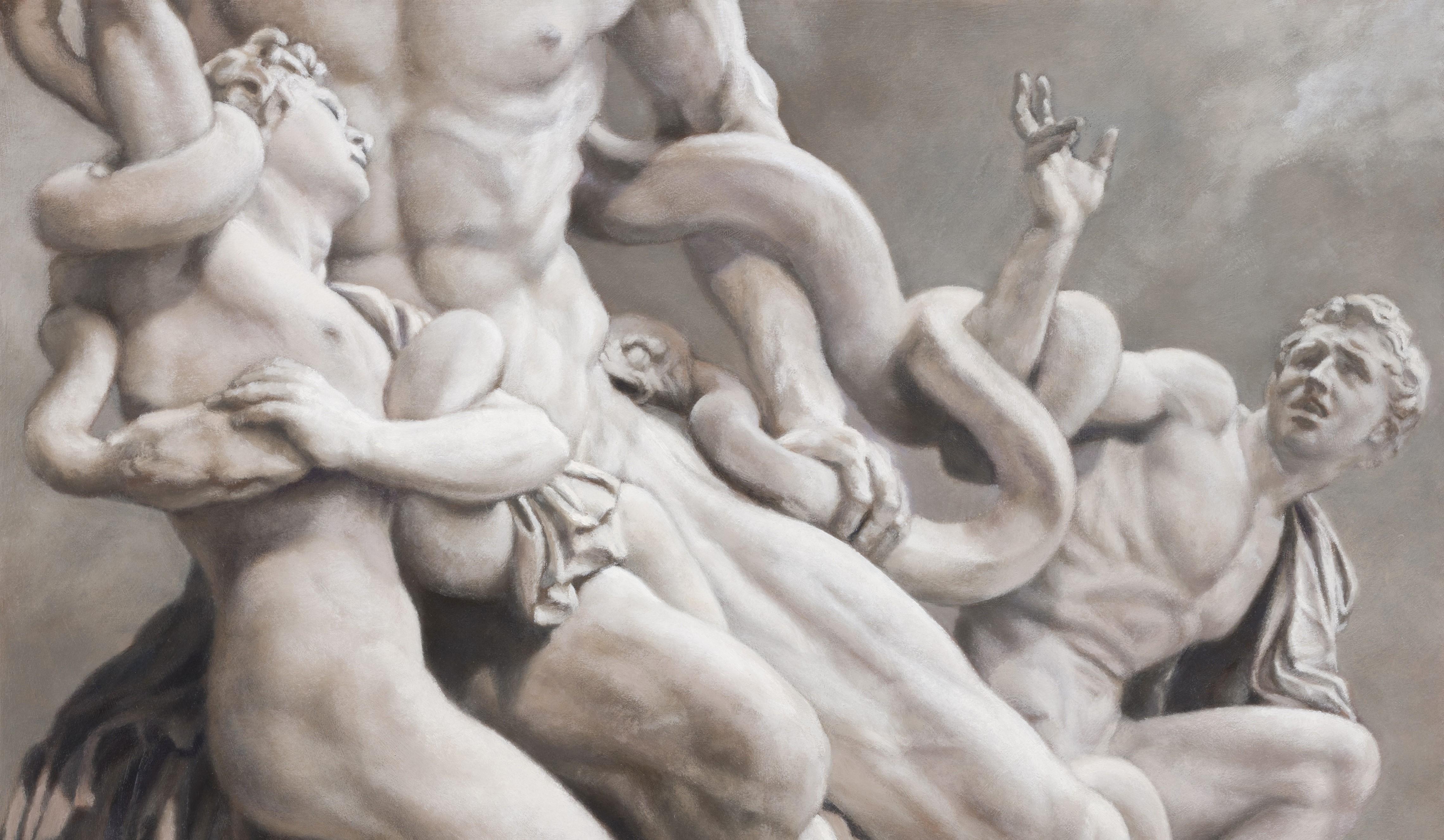  The Sons of Laocoön - Contemporary Painting by Michael Murfin