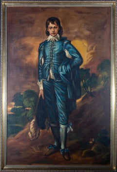 Michael Nance after Gainsborough - Contemporary Oil, The Blue Boy