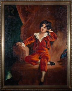 Michael Nance after Lawrence - Contemporary Oil, Master Lambton, The Red Boy