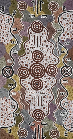Peinture aborigène de Michael Nelson Tjakamarra
