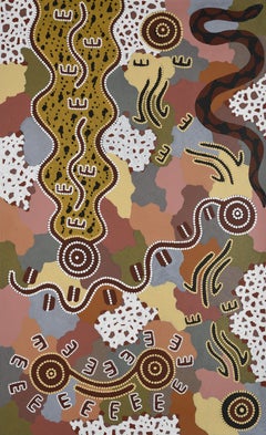 Aboriginal Painting by Michael Nelson Tjakamarra