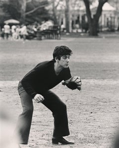 Vintage Al Pacino Playing Baseball Fine Art Print