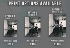 Arnold Schwarzenegger: Bodybuilding Ballerina Fine Art Print