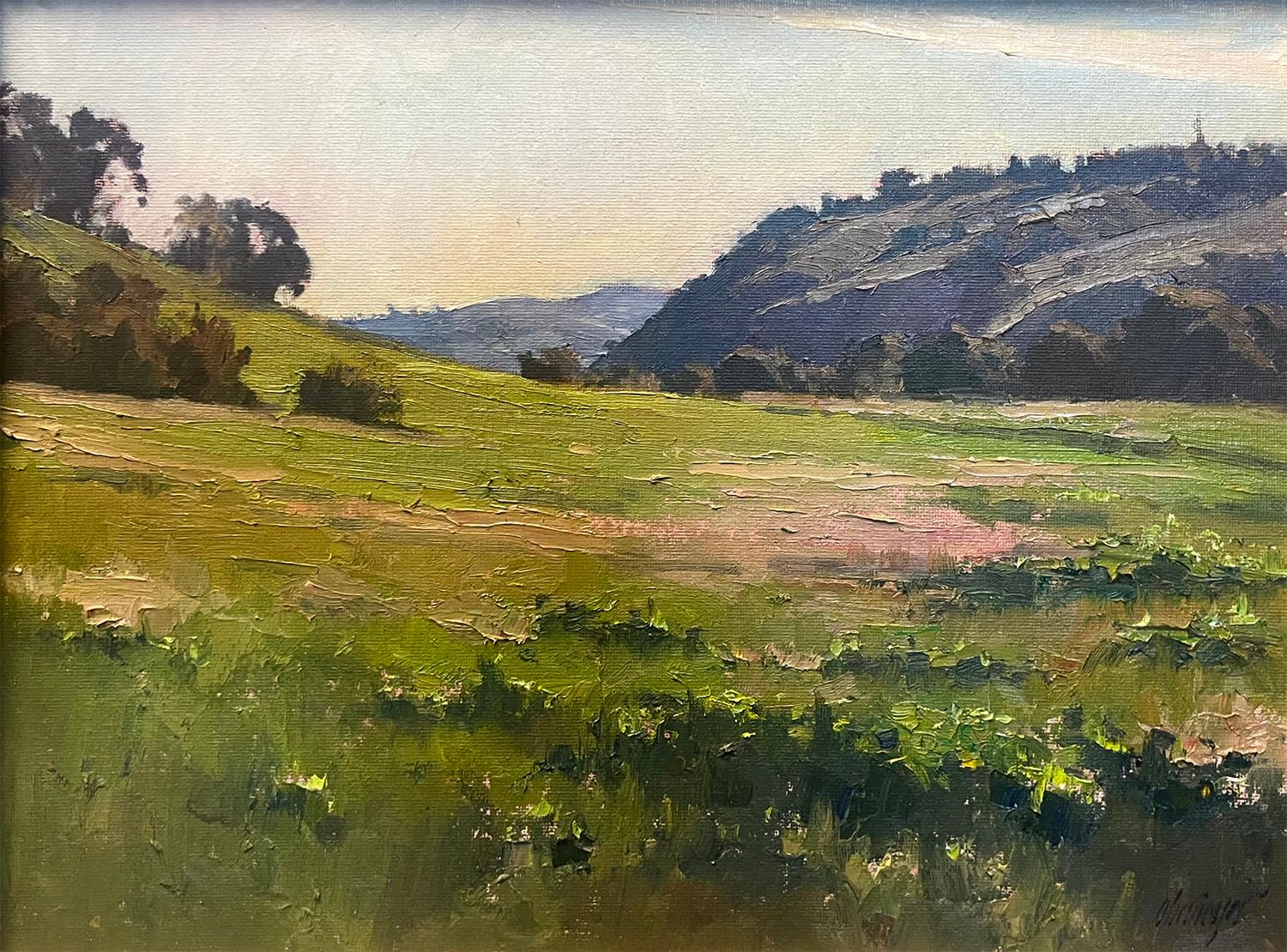 Arroyo Vista; Trabuco Creek, Orange County - Painting by Michael Obermeyer