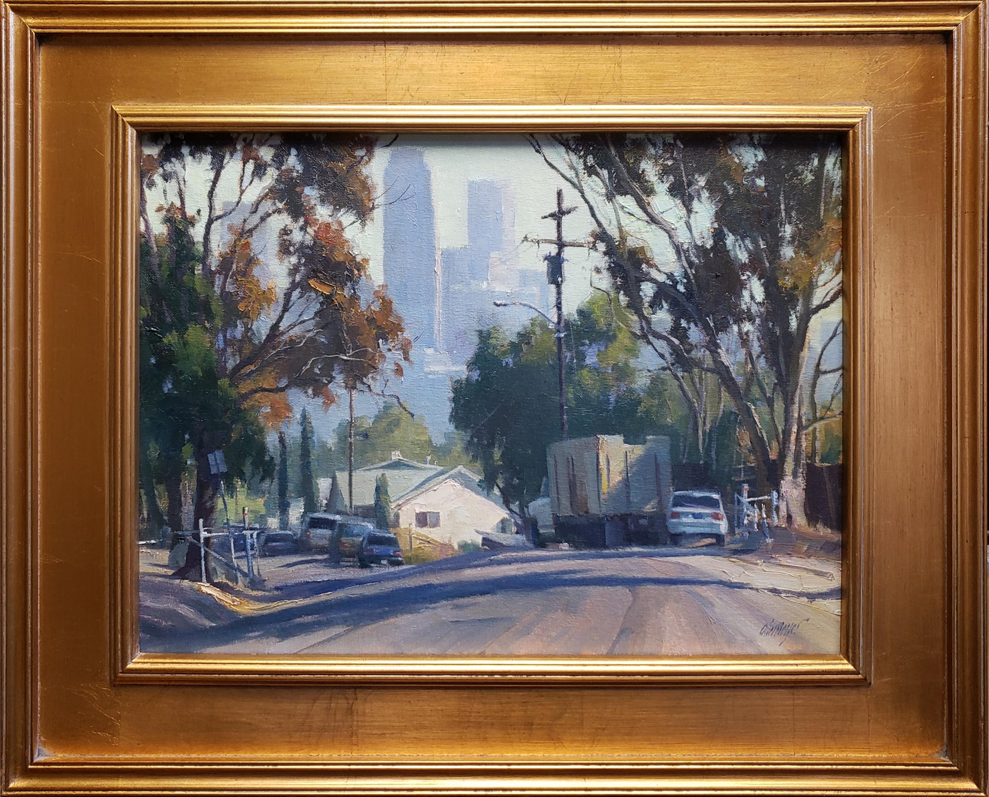 Chavez Ravine; Los Angeles – Painting von Michael Obermeyer