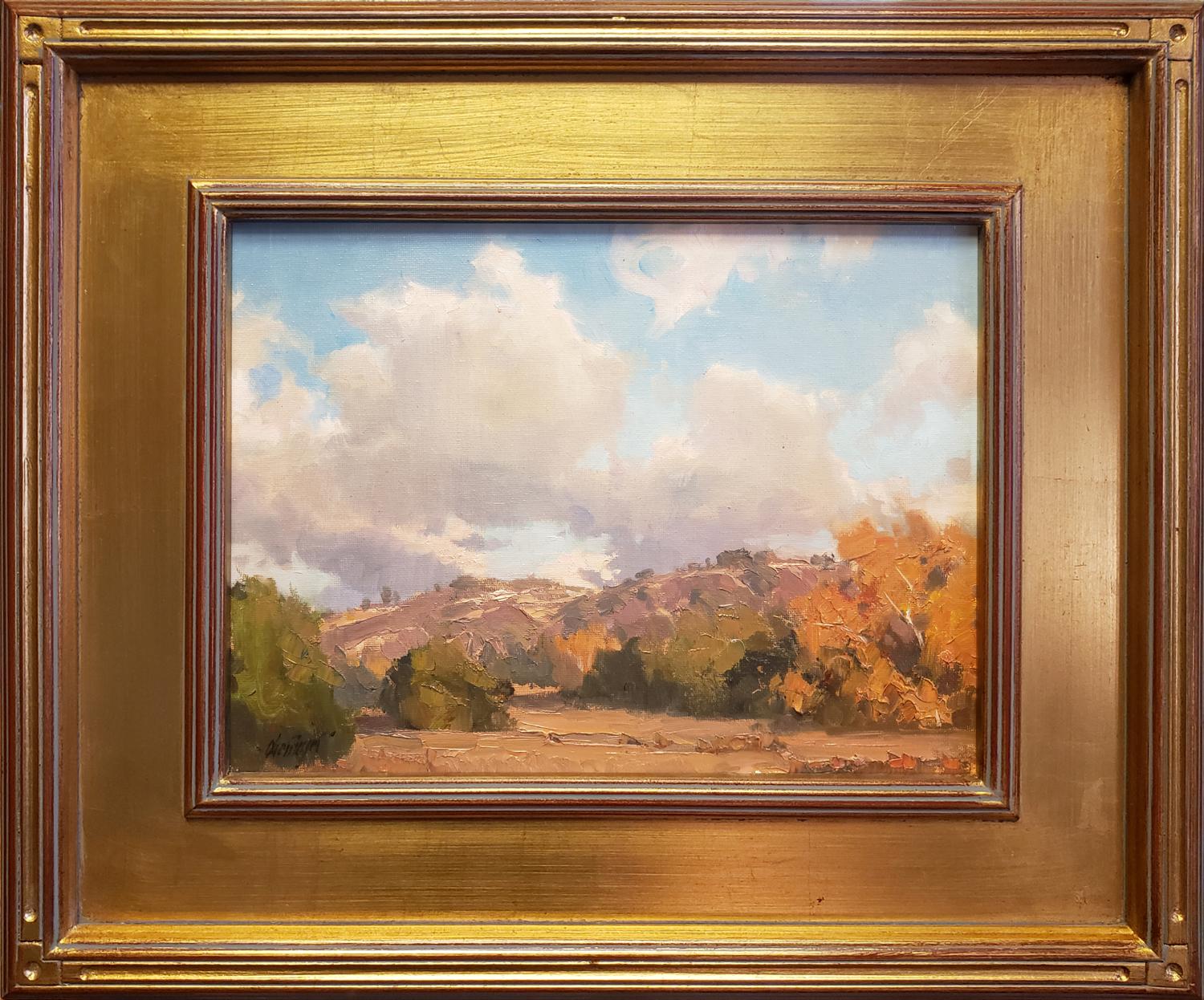 Departure; Laguna Canyon - Painting by Michael Obermeyer