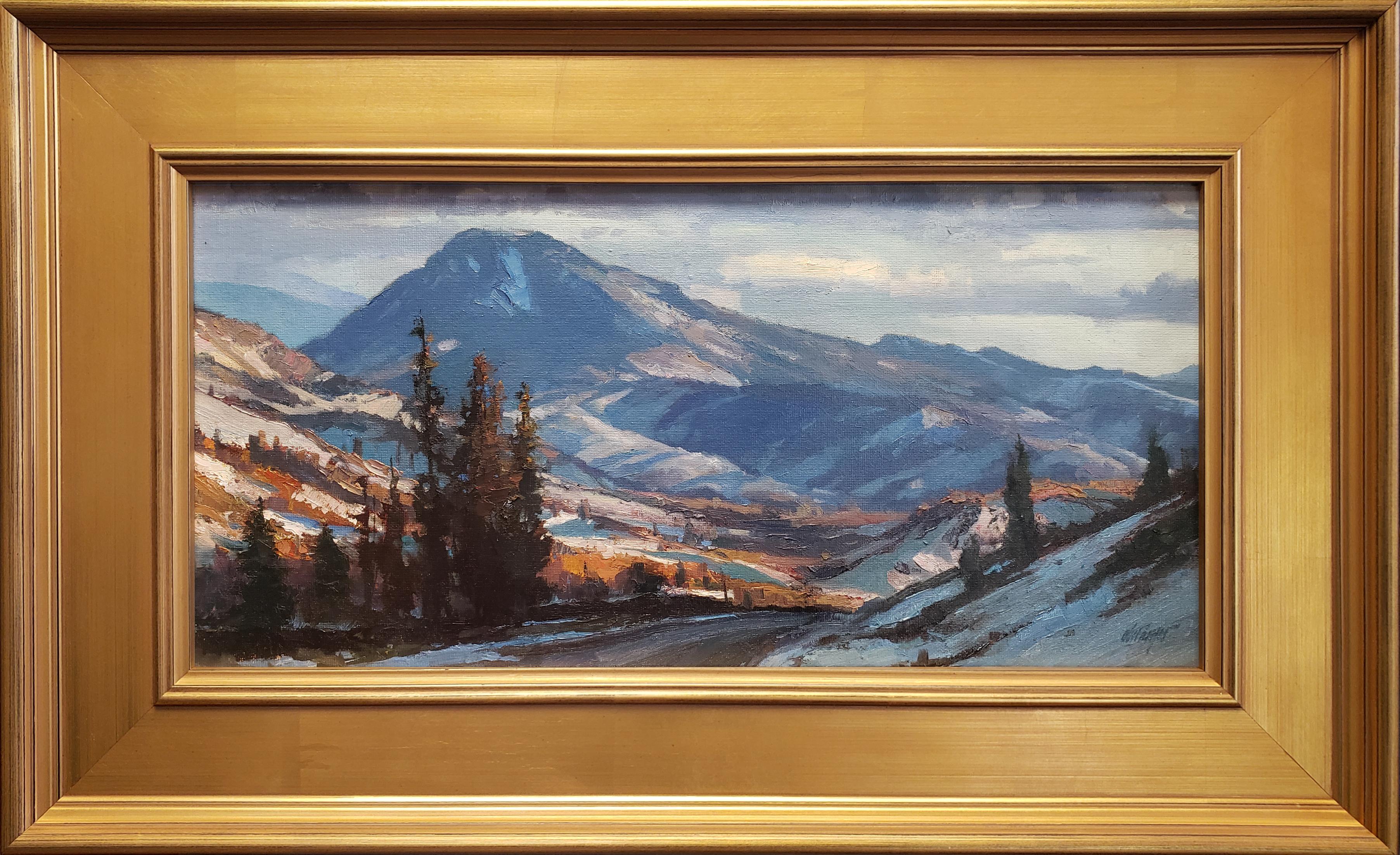 First Snow; The Pass on the California-Oregon Border