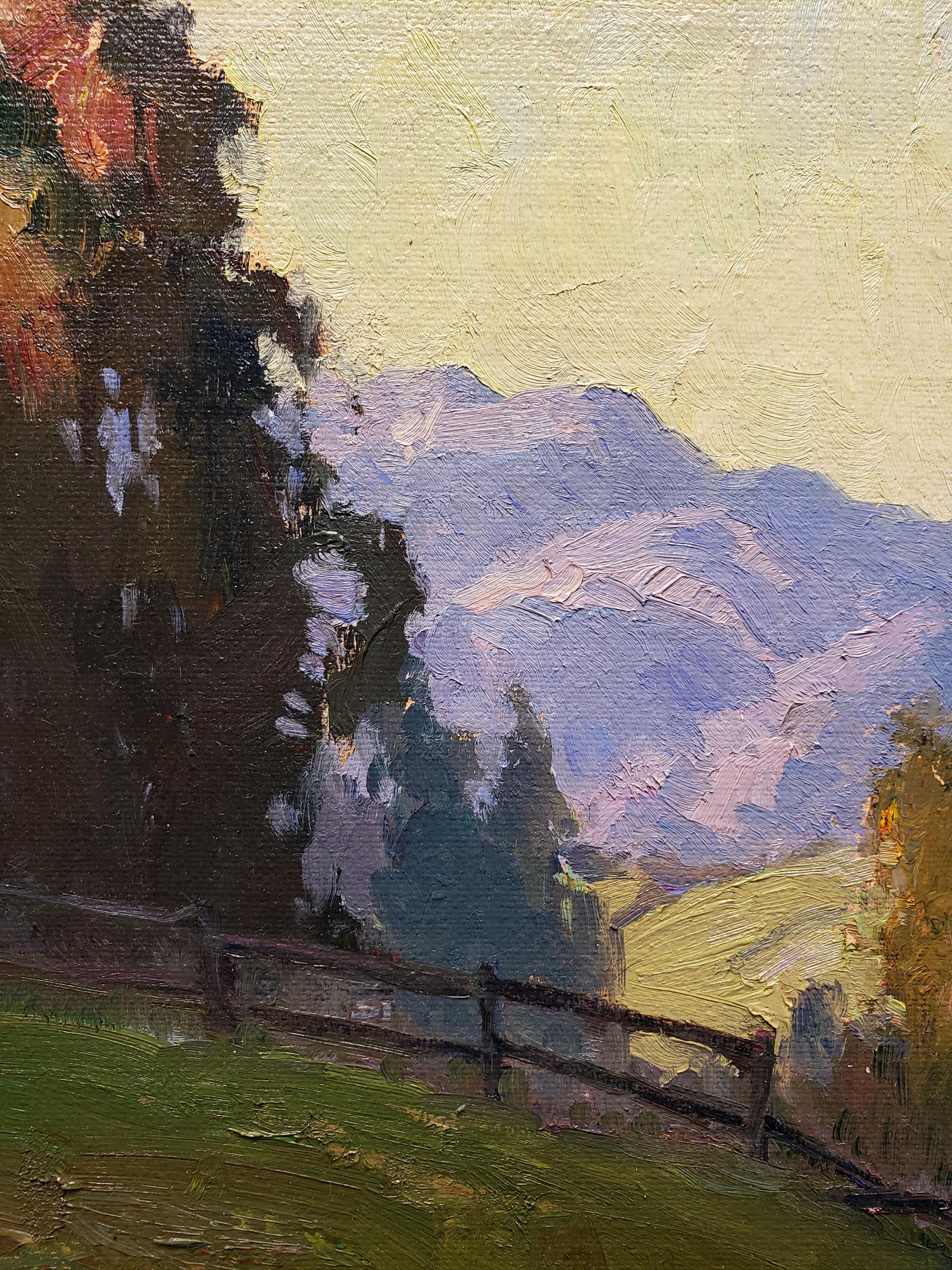 Hillside Vista (Impressionismus), Painting, von Michael Obermeyer