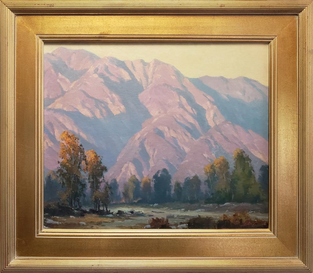 Michael Obermeyer Landscape Painting - Looking Back; The Arroyo Seco, Pasadena, California