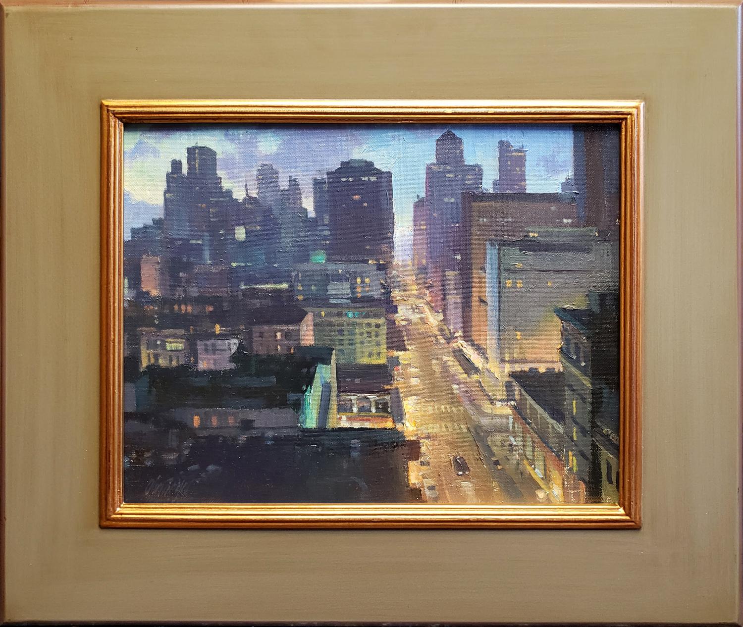 Nob Hill; San Francisco - Painting by Michael Obermeyer