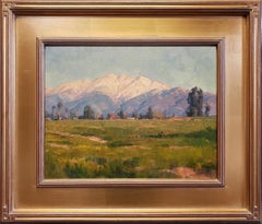 Fine 21st Century Impressionist Landscape Painting - Winter Ranches
