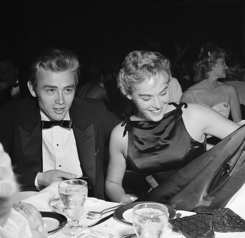 "James Dean And Ursula Andress" by Michael Ochs Archive

LOS ANGELES - AUGUST 29: Movie star James Dean and Swiss born actress Ursula Andress attend the Thalian Ball on August 29 1955 at Ciro's nightclub in Los Angeles, California. Dean died one