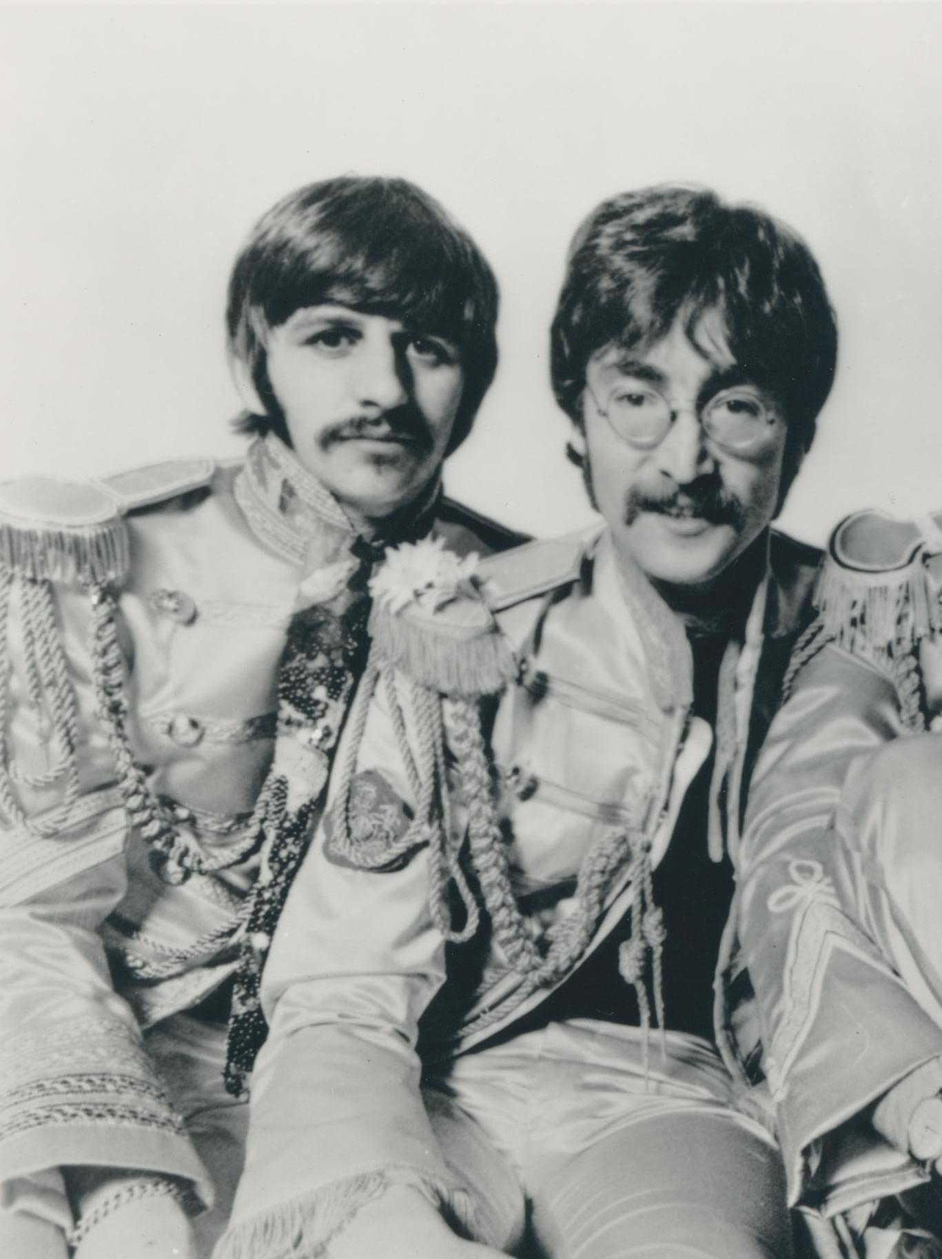 The Beatles were an English rock band formed in Liverpool in 1960. With a line-up comprising John Lennon, Paul McCartney, George Harrison and Ringo Starr, they are regarded as the most influential band of all time. (wikipedia)

This silver gelatine