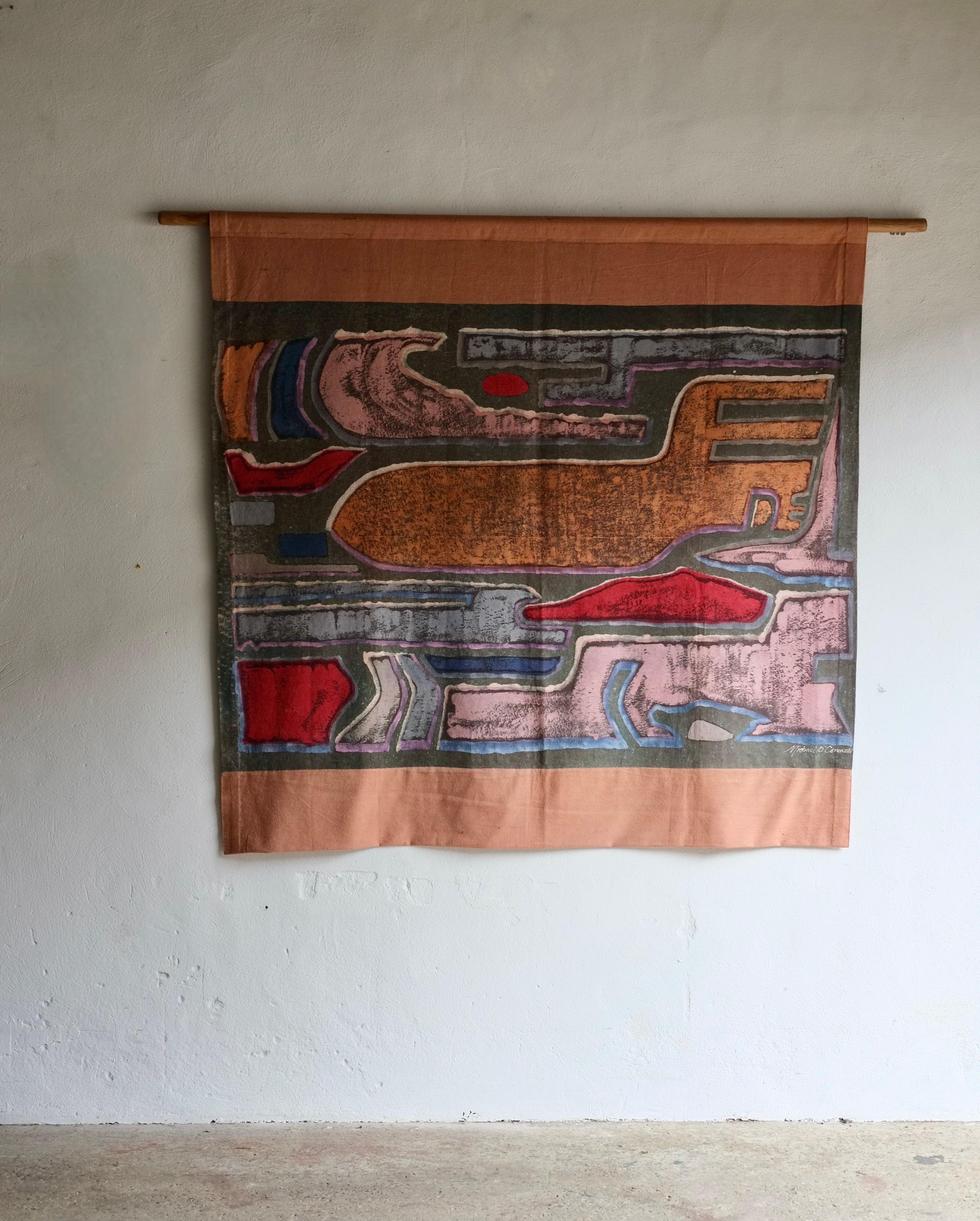 Cotton Michael O'Connell (1898-1976) Wall Hanging, Flying Bomb For Sale