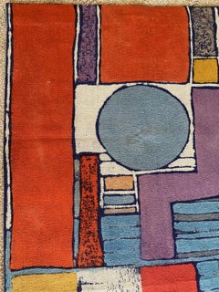 Michael O'Connell, "accidente de coche", Pintura en pasta resistente sobre textil tejido, años 50