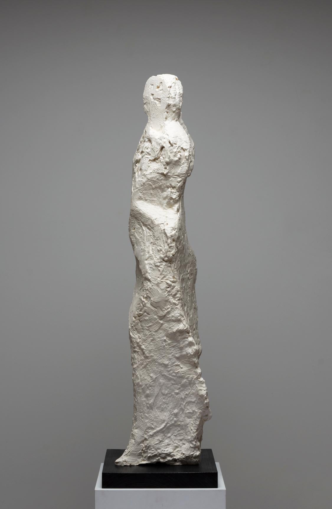 Full of Abandon, Full of Grace - Gray Figurative Sculpture by Michael O'Keefe