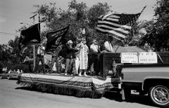 Legione americana su un camion con pianale - Stampa fotografica di grandi dimensioni in bianco e nero