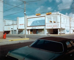 Two Run-Down Fashion Shops, 1989 - Color Photographic Print on Hahnemuhle Paper