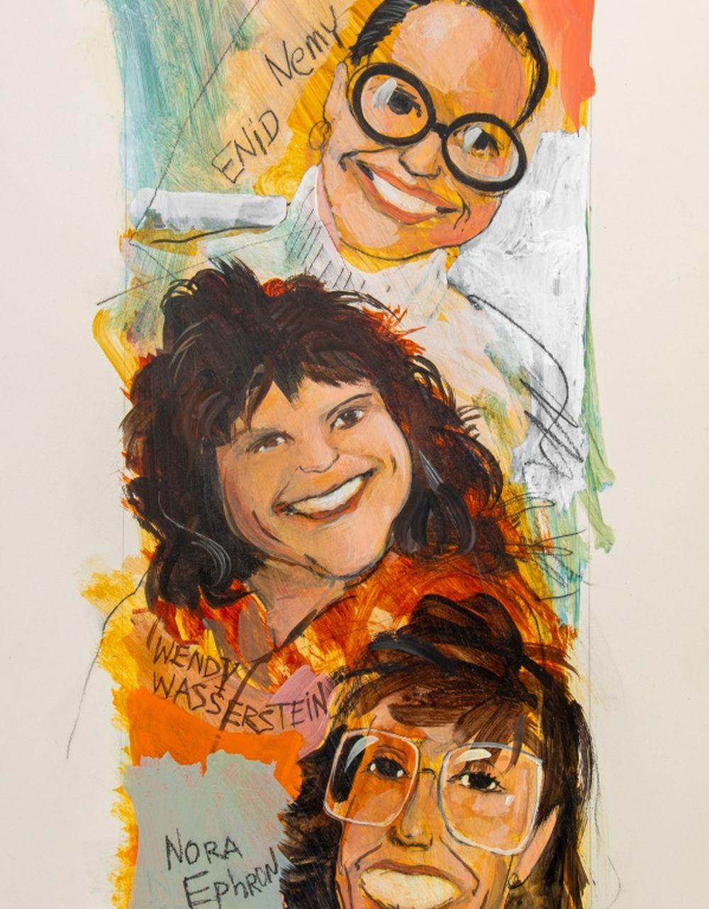 Celebrity Caricature Compositions, 2 For Sale 3