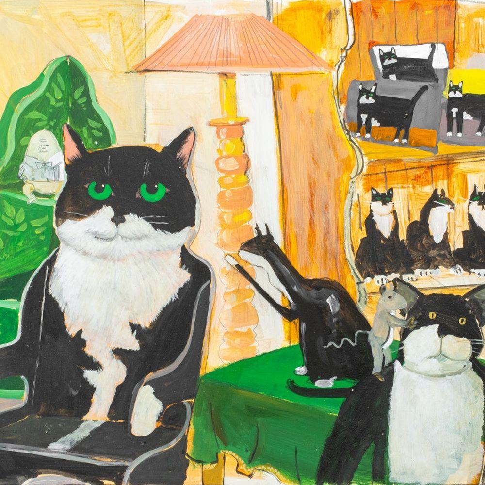 „Mabel's 849 Madison Ave N.Y.“ – Painting von Michael Paraskevas
