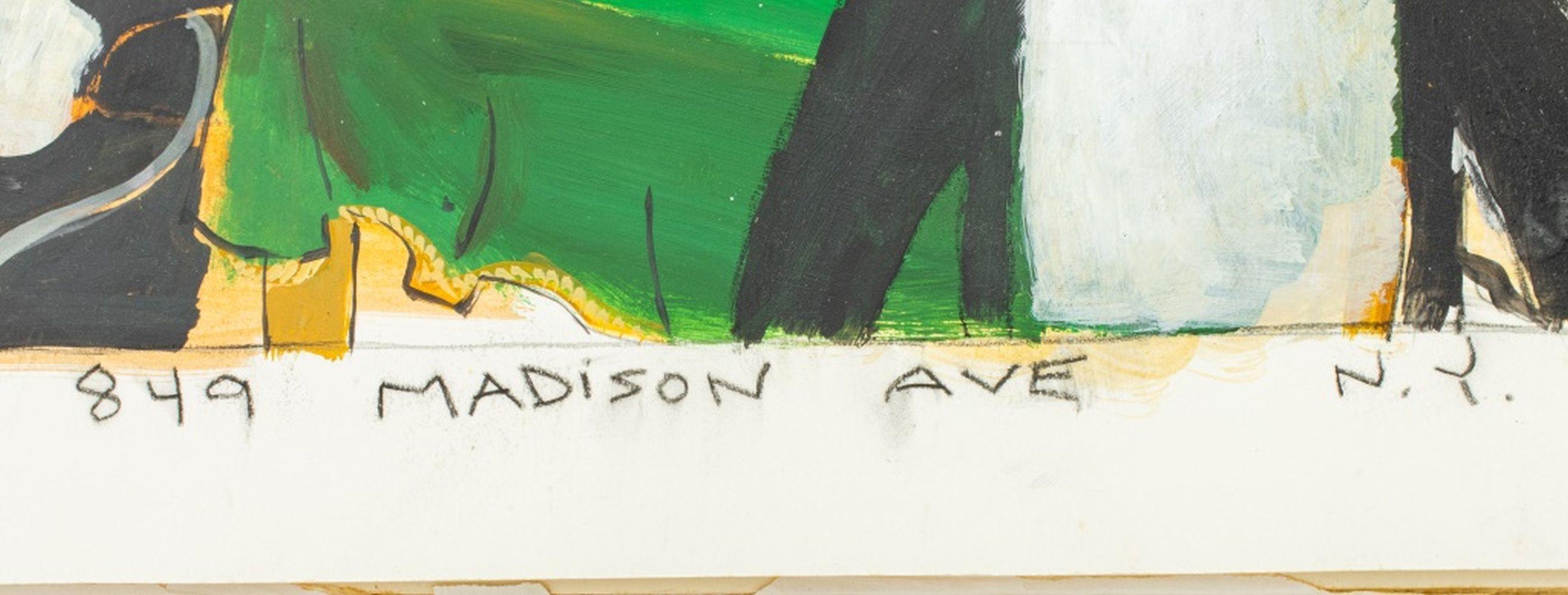 „Mabel's 849 Madison Ave N.Y.“ (Weiß), Interior Painting, von Michael Paraskevas
