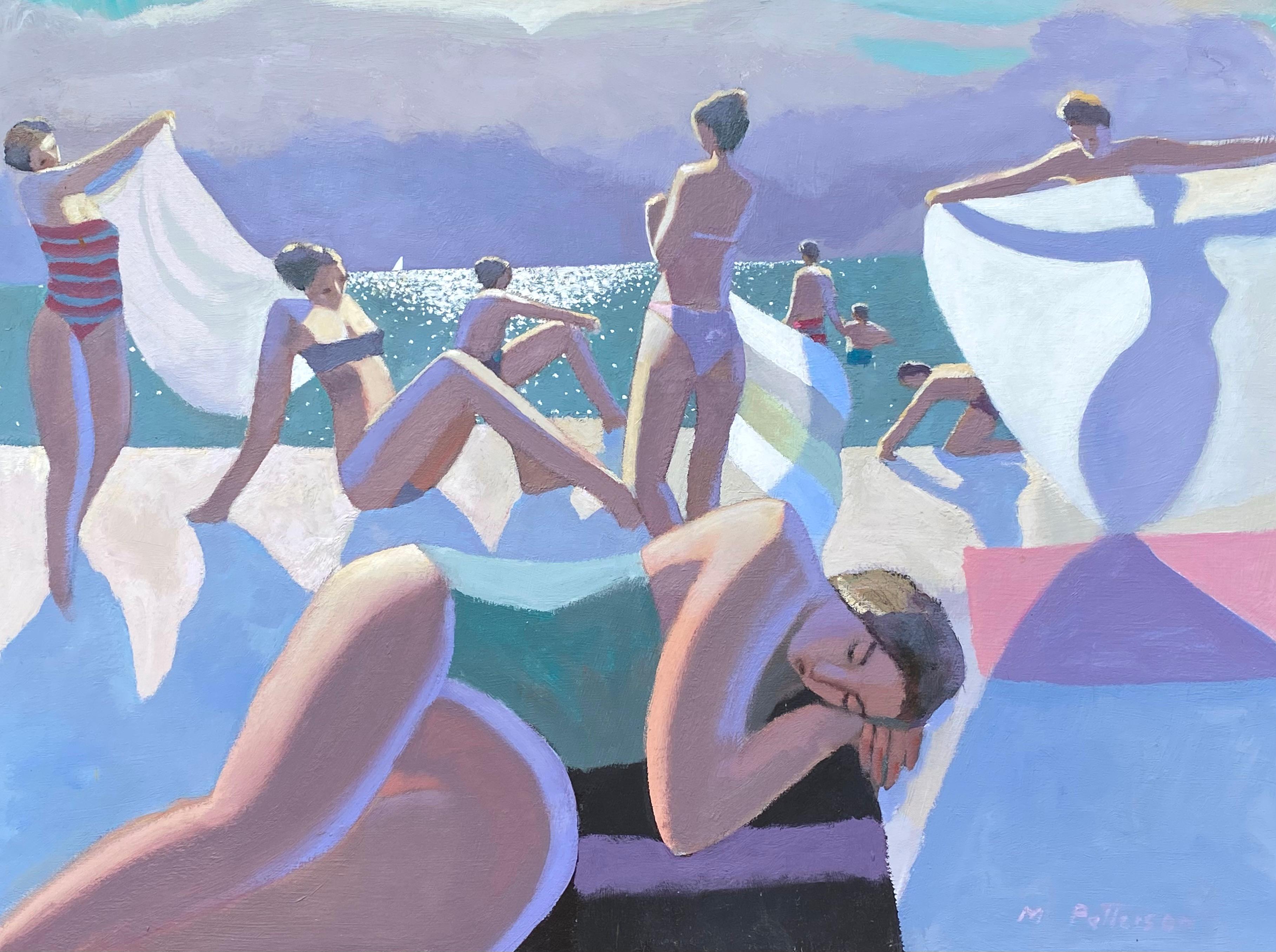 Figurative Painting di Michael Patterson - "Sognare"