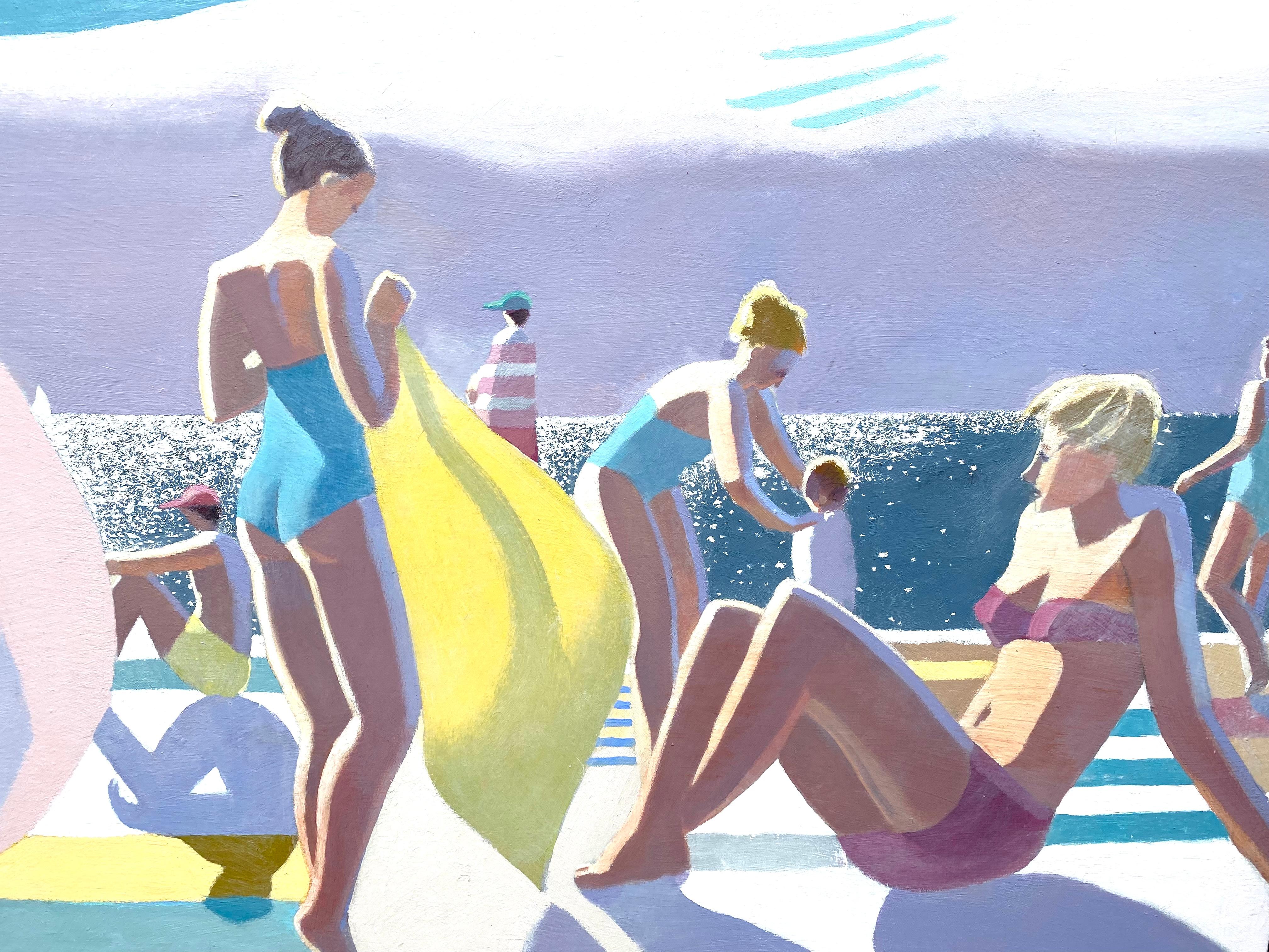Segeln auf dem Meer – Painting von Michael Patterson