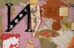 Assemblage #4 (Letters, Glass Slides, and Wood)