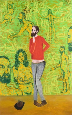 Autoritratto figurativo surreale contemporaneo con Greene & Greene