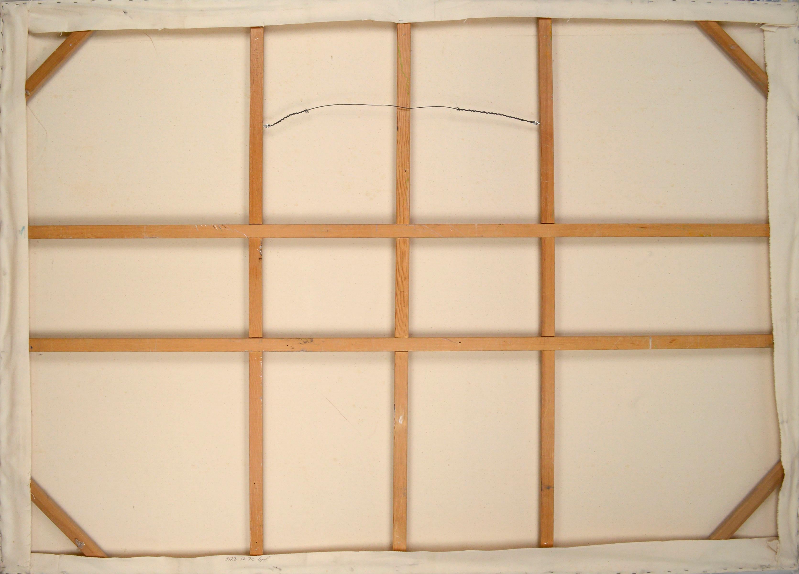 Brainiac X, Contemporary Large-Scale Abstract - Gray Figurative Painting by Michael Pauker 