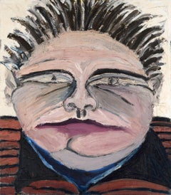 Vintage Caricature Portrait of a Man 