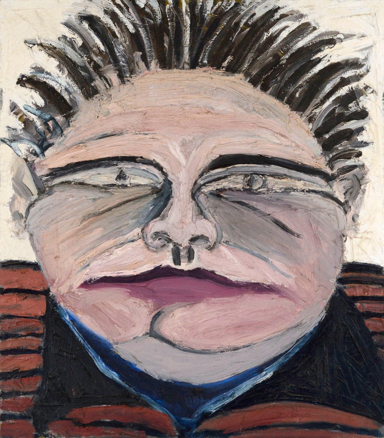 Michael Pauker Caricature Portrait of a Man For Sale at 1stDibs
