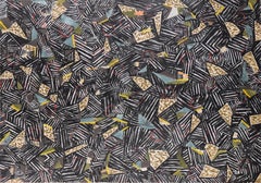 ""He walks Away"" - Großformatige Bay Area - Abstrakter Expressionist