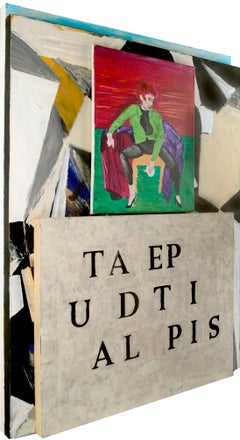 "Herculaneum" - Contemporary Figurative Abstract Assemblage