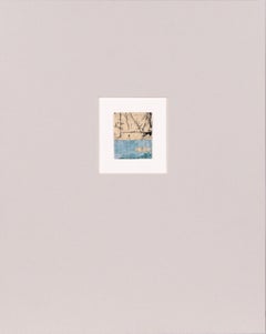 "No. 3993" Pittura in miniatura con collage