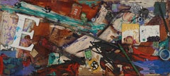 Used "The Artist's Floor" - Abstract Assemblage