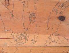 Abstraktes Selbstporträt mit Punktmuster von Michael Pauker