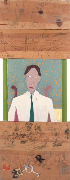 El autorretrato perforado abstracto de Michael Pauker