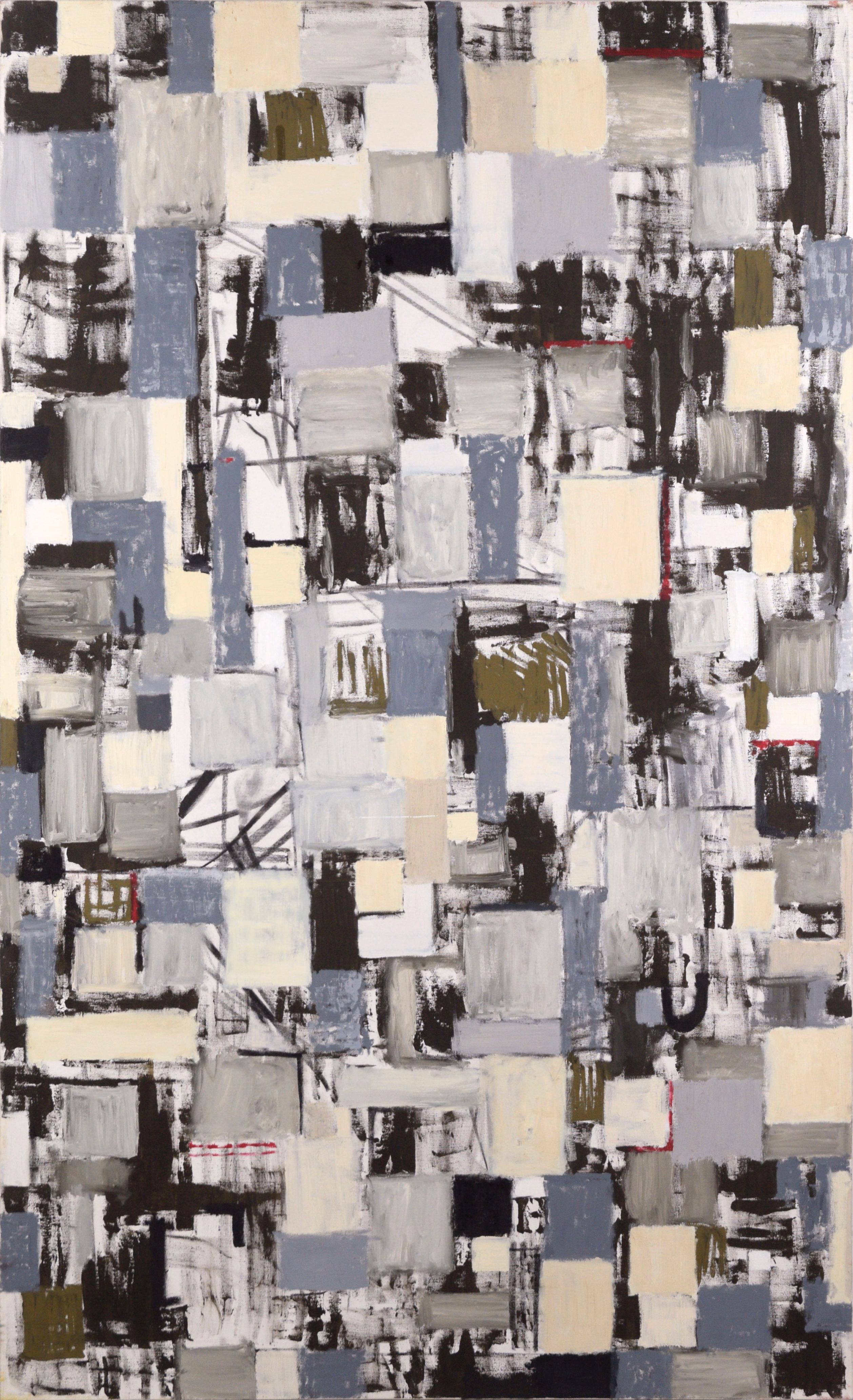 Michael Pauker  Abstract Painting - Urban Geometric Abstract