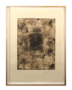 Brainiac Siebdruck Abstrakt -- "Sesos" - Rauschenberg Stil