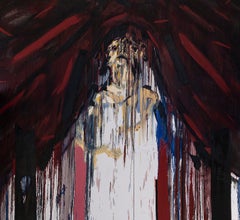 Incroyable œuvre d'art figurative abstraite à grande échelle HUMAN ATMOSPHERE 3