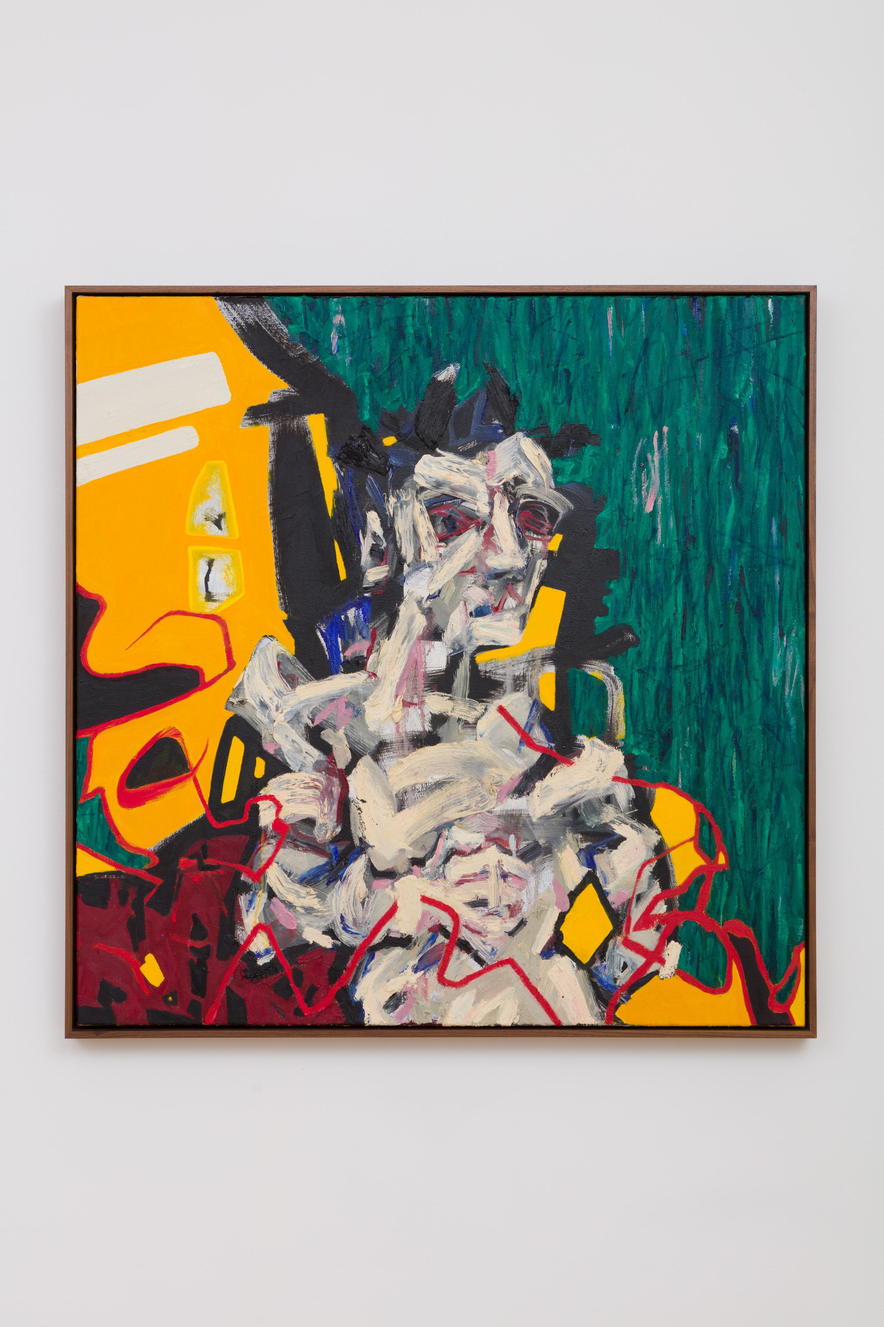 HUMAN ATMOSPHERE 5 – zeitgenössisches Kunstwerk, Öl auf Leinwand – Painting von Michael Pemberton