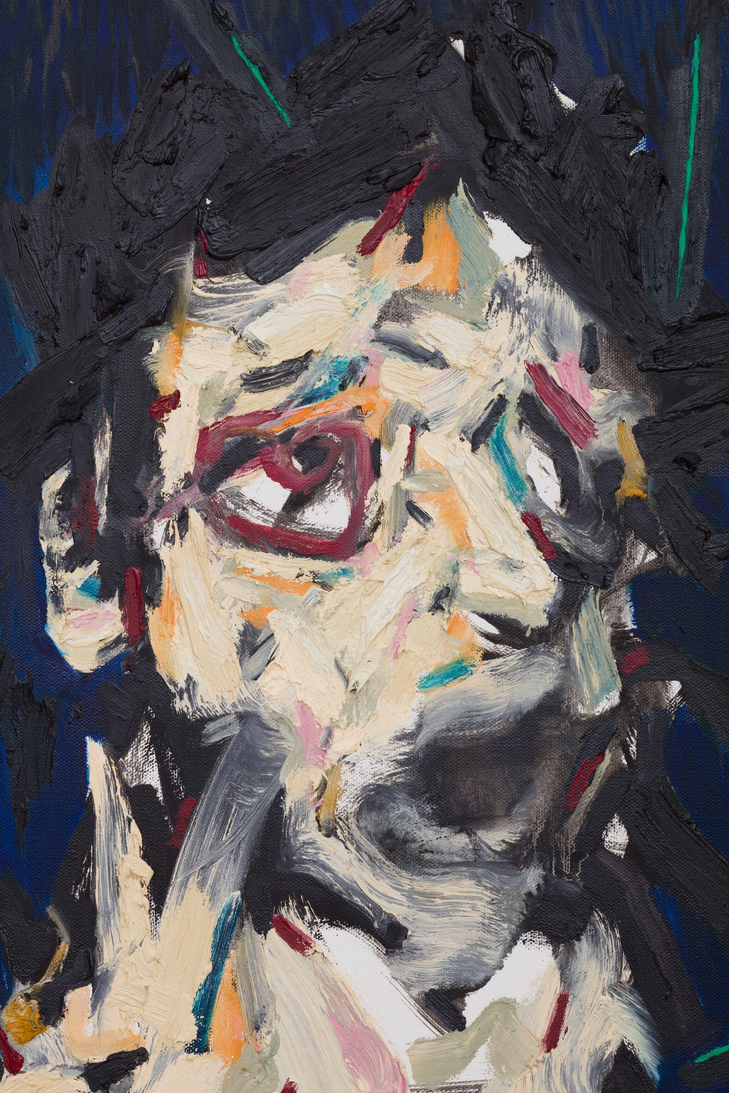 HUMAN ATMOSPHERE 7 - zeitgenössisches Kunstwerk, Öl auf Leinwand (Abstrakt), Painting, von Michael Pemberton